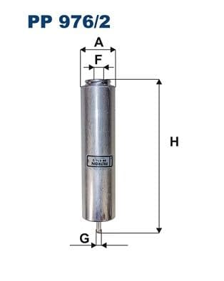 Degvielas filtrs FILTRON PP 976/2 1