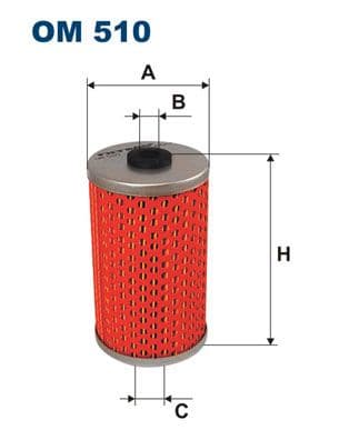 Eļļas filtrs FILTRON OM 510 1