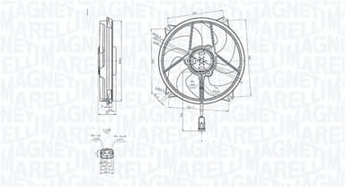 Ventilators, Motora dzesēšanas sistēma MAGNETI MARELLI 069422839010 1