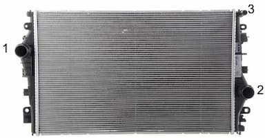 Radiators, Motora dzesēšanas sistēma MAHLE CR 1658 000P 2