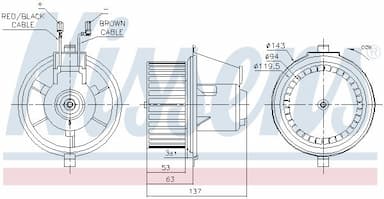 Salona ventilators NISSENS 87148 9