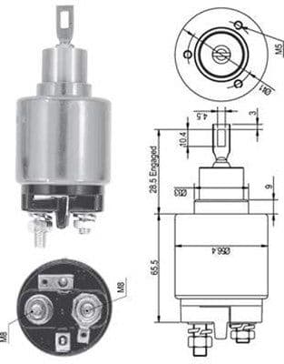 Ievilcējrelejs, Starteris MAGNETI MARELLI 940113050126 1