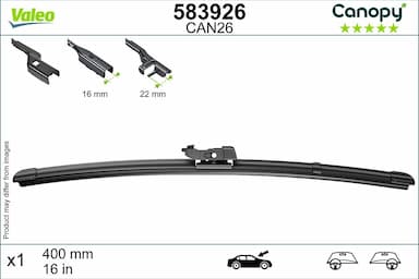 Stikla tīrītāja slotiņa VALEO 583926 1