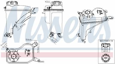 Kompensācijas tvertne, Dzesēšanas šķidrums NISSENS 996268 7