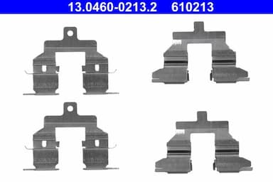 Piederumu komplekts, Disku bremžu uzlikas ATE 13.0460-0213.2 1