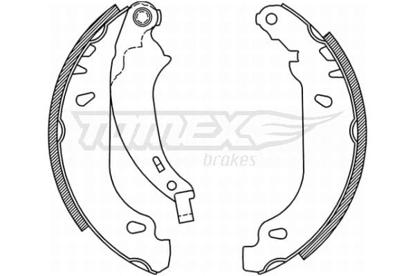 Bremžu loku komplekts TOMEX Brakes TX 21-52 1