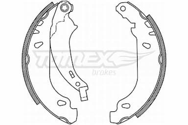 Bremžu loku komplekts TOMEX Brakes TX 21-52 1