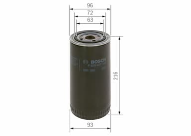 Filtrs, Hidropacēlāja sistēma BOSCH F 026 407 110 5