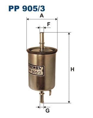 Degvielas filtrs FILTRON PP 905/3 1