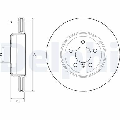 Bremžu diski DELPHI BG9130C 1