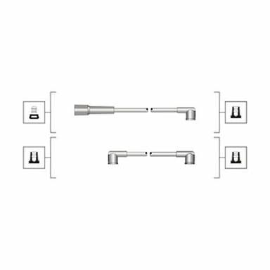 Augstsprieguma vadu komplekts MAGNETI MARELLI 941319170088 1