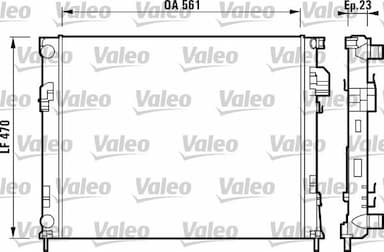 Radiators, Motora dzesēšanas sistēma VALEO 732853 1