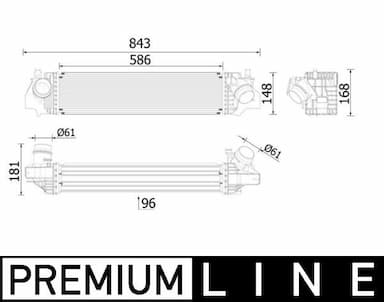 Starpdzesētājs MAHLE CI 617 000P 1