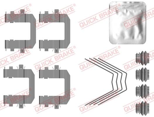 Piederumu komplekts, Disku bremžu uzlikas QUICK BRAKE 109-0131 1