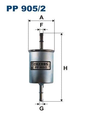 Degvielas filtrs FILTRON PP 905/2 1