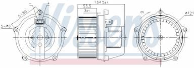 Salona ventilators NISSENS 87444 5