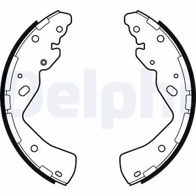 Bremžu loku komplekts DELPHI LS2143 1