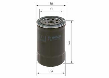 Eļļas filtrs BOSCH F 026 407 187 5