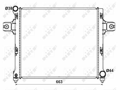 Radiators, Motora dzesēšanas sistēma NRF 53191 1