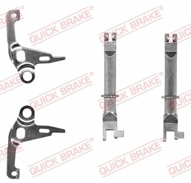 Regulatora komplekts, Trumuļu bremzes QUICK BRAKE 108 53 002 1