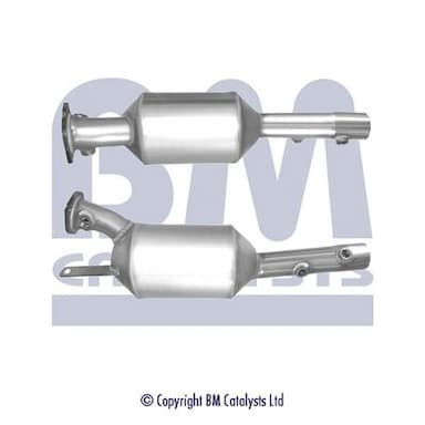 Nosēdumu-/Daļiņu filtrs, Izplūdes gāzu sistēma BM CATALYSTS BM11177 1