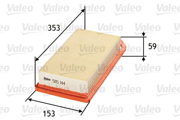 Gaisa filtrs VALEO 585144 1