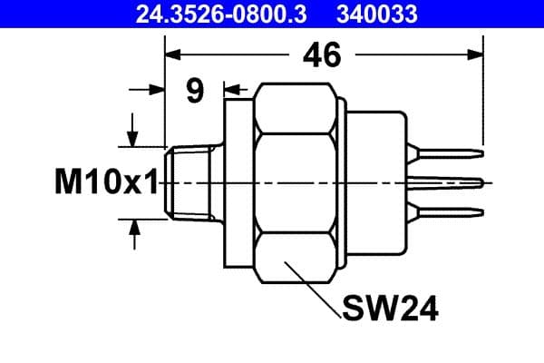 Bremžu signāla slēdzis ATE 24.3526-0800.3 1