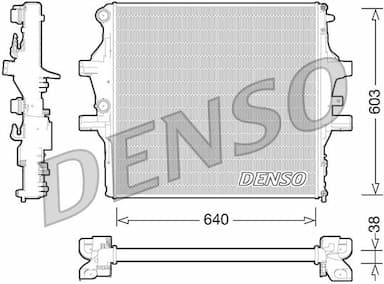 Radiators, Motora dzesēšanas sistēma DENSO DRM12009 1