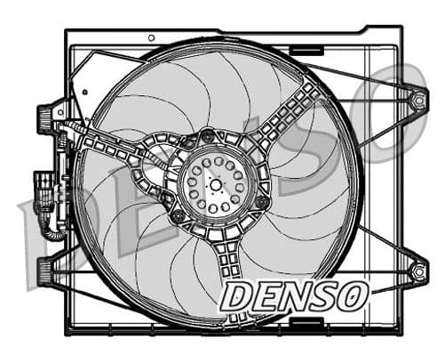 Ventilators, Motora dzesēšanas sistēma DENSO DER09046 1