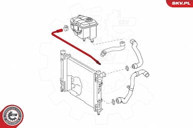 Atgaisošanas caurule, Kompensācijas tvertne ESEN SKV 96SKV039 4