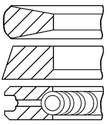 Virzuļa gredzenu komplekts FAI AutoParts PR25-000 1