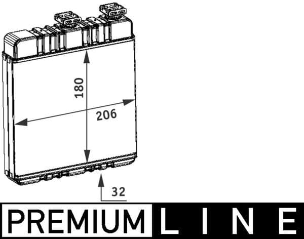 Siltummainis, Salona apsilde MAHLE AH 76 000P 1