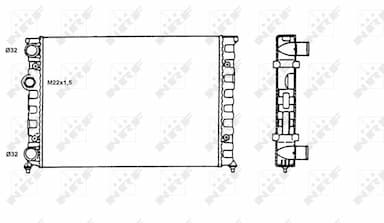 Radiators, Motora dzesēšanas sistēma NRF 58819 4