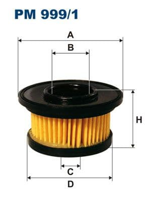 Degvielas filtrs FILTRON PM 999/1 1