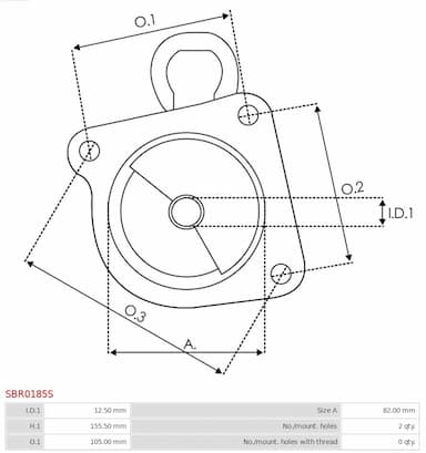 Palaišanas ierīces vāks, Karburators AS-PL SBR0185S 3