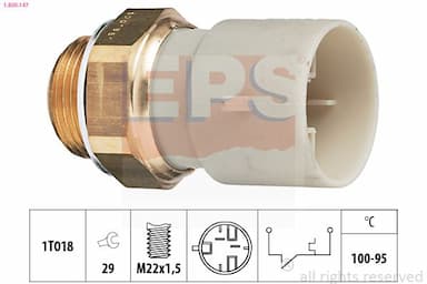 Termoslēdzis, Radiatora ventilators EPS 1.850.147 1