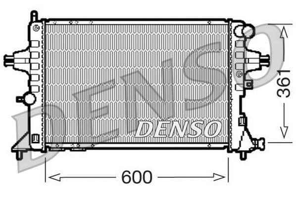 Radiators, Motora dzesēšanas sistēma DENSO DRM20084 1