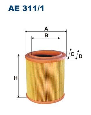 Gaisa filtrs FILTRON AE 311/1 1