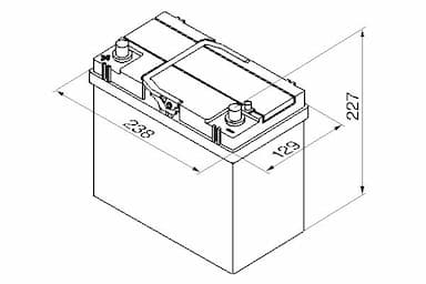 Startera akumulatoru baterija BOSCH 0 092 S40 220 6