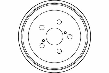 Bremžu trumulis TRW DB4182 2
