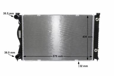 Radiators, Motora dzesēšanas sistēma MAHLE CR 790 000S 12