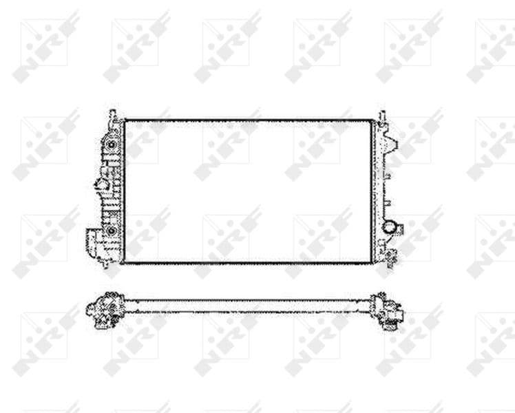 Radiators, Motora dzesēšanas sistēma NRF 58205 1