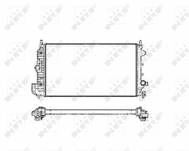 Radiators, Motora dzesēšanas sistēma NRF 58205 1