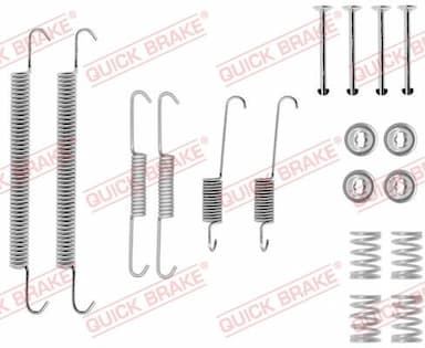 Piederumu komplekts, Bremžu loki QUICK BRAKE 105-0757 1