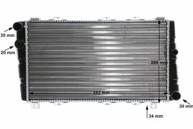 Radiators, Motora dzesēšanas sistēma MAHLE CR 453 000S 12