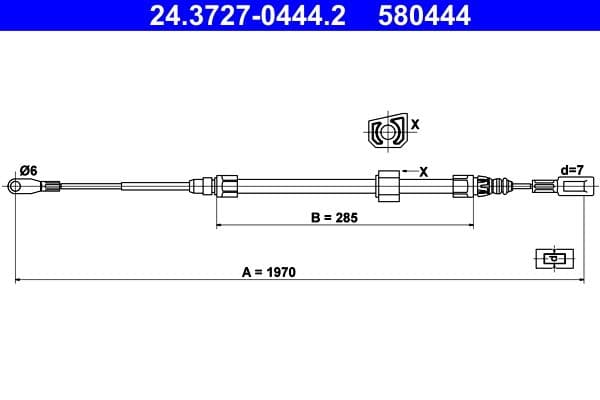 Trose, Stāvbremžu sistēma ATE 24.3727-0444.2 1