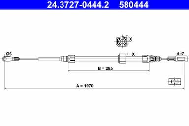 Trose, Stāvbremžu sistēma ATE 24.3727-0444.2 1