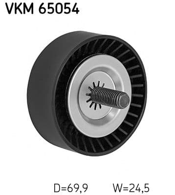 Parazīt-/Vadrullītis, Ķīļrievu siksna SKF VKM 65054 1