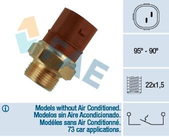 Termoslēdzis, Radiatora ventilators FAE 36270 1