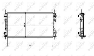 Radiators, Motora dzesēšanas sistēma NRF 519697 5